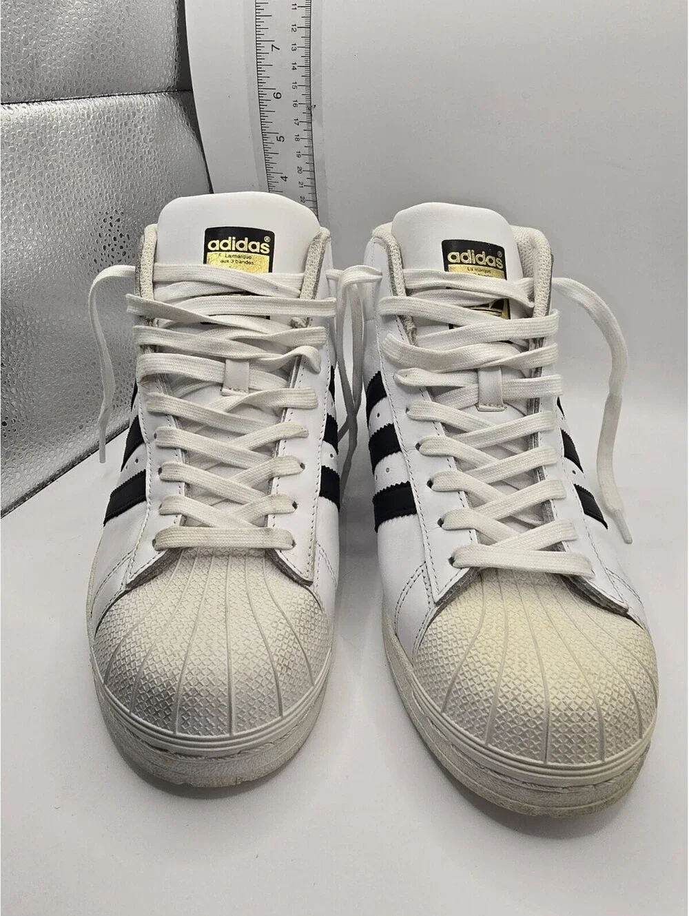 Adidas Men's US Size 7.5 Pro Model High Top Sneaker White